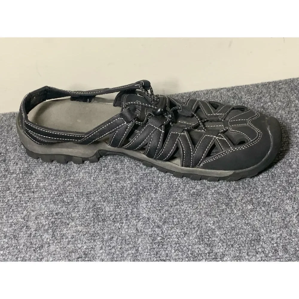 Northside mens sports/athletic sandal, black with gray and white trim, size 11 - Picture 5 of 8